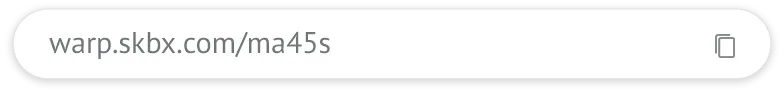A generated share link